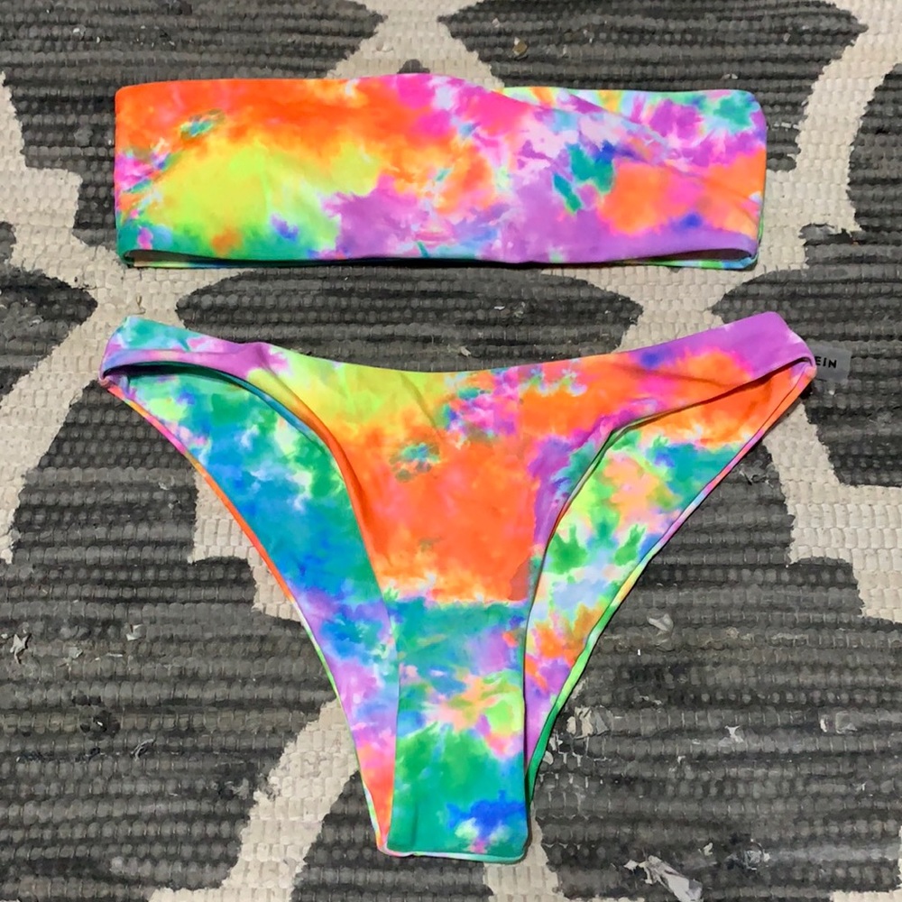 Tie dye shein swimsuit